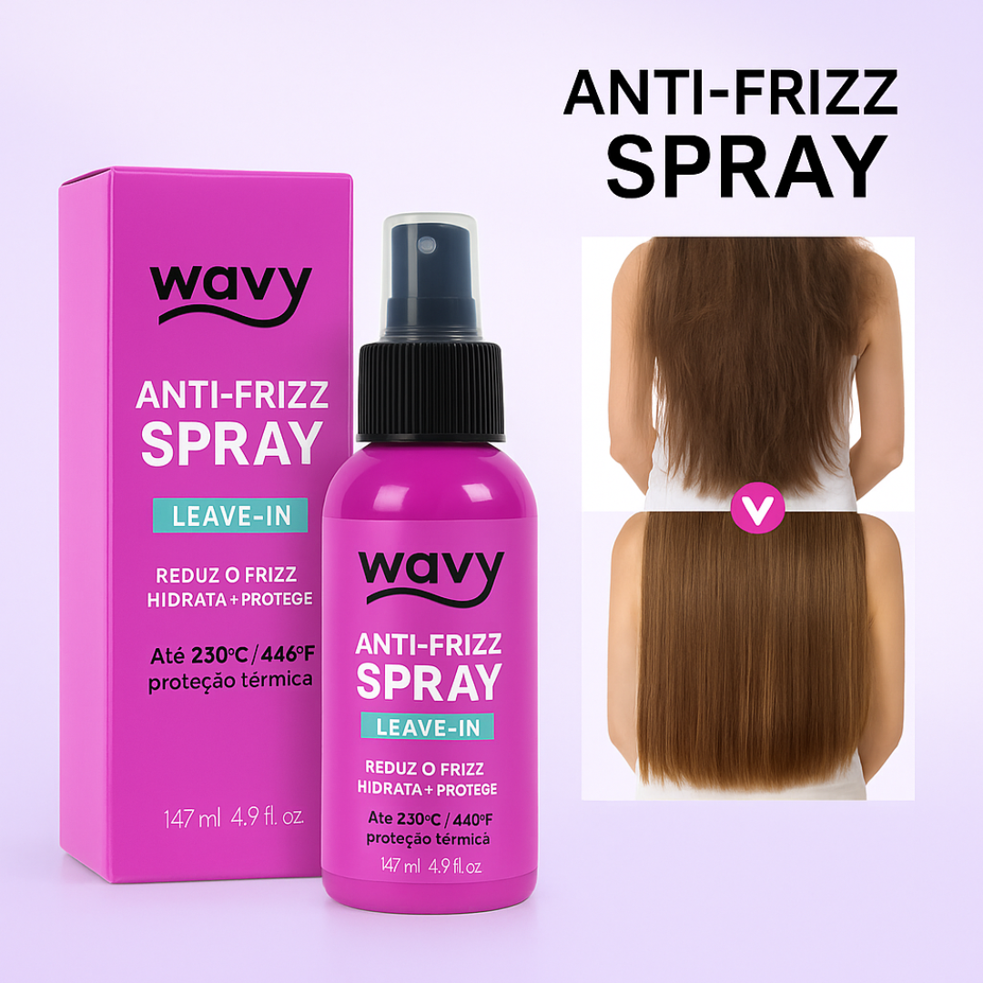 Spray de proteção térmica e anti frizz - Wavy™