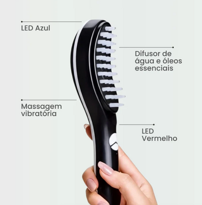 Escova de Terapia Capilar:TheraScalp 4 em 1